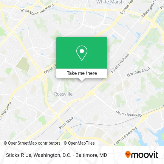Sticks R Us map
