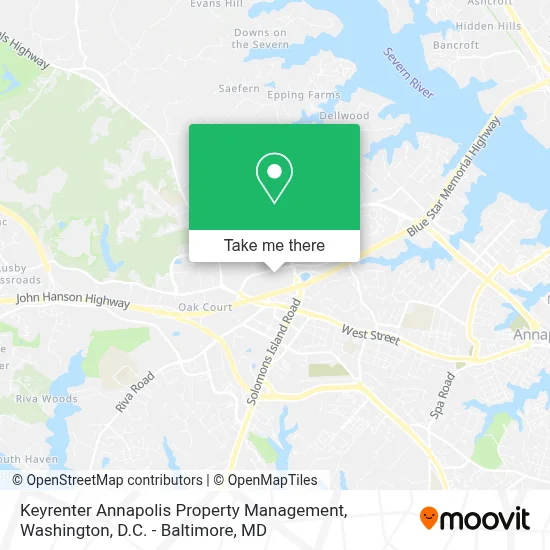 Keyrenter Annapolis Property Management map