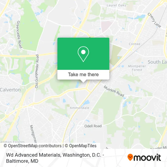 Wd Advanced Materials map