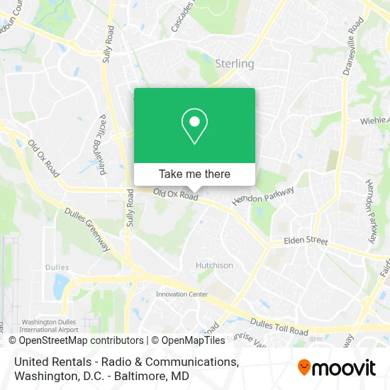 United Rentals - Radio & Communications map