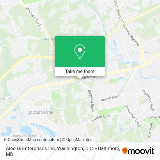Aleena Enterprises Inc map