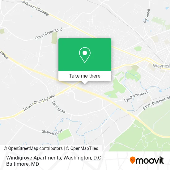 Windigrove Apartments map