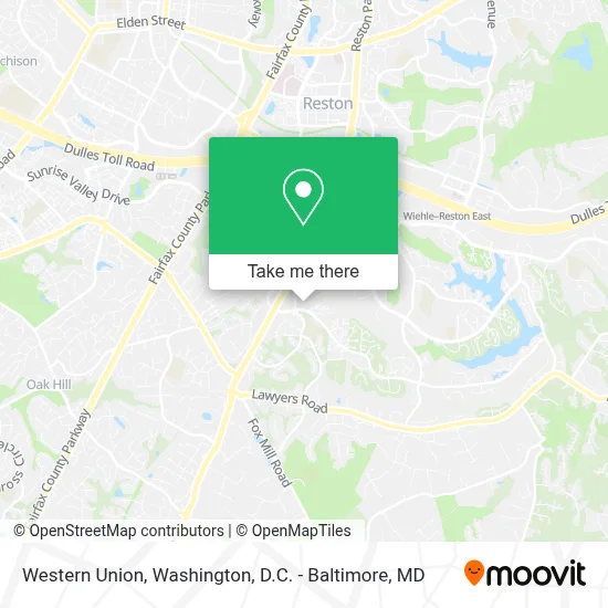 Western Union map
