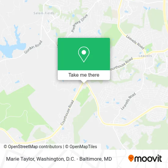 Marie Taylor map