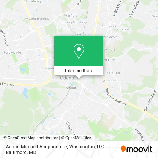 Austin Mitchell Acupuncture map