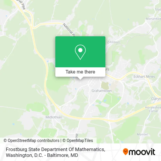 Frostburg State Department Of Mathematics map