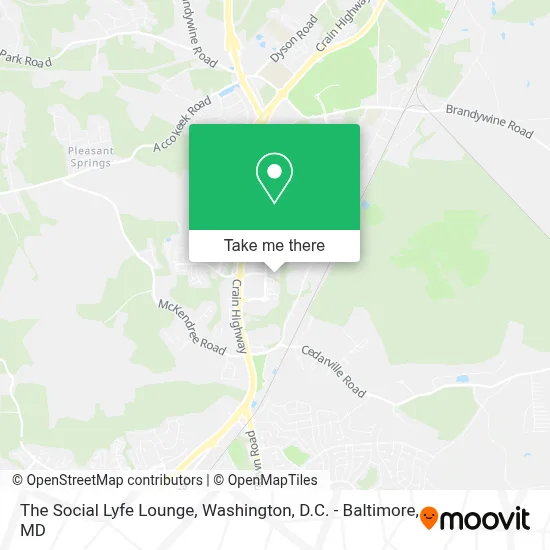 The Social Lyfe Lounge map