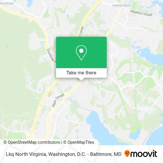 Lkq North Virginia map