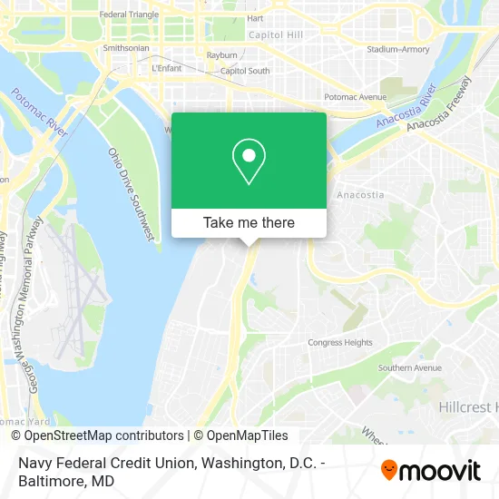 Navy Federal Credit Union map