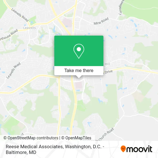 Reese Medical Associates map