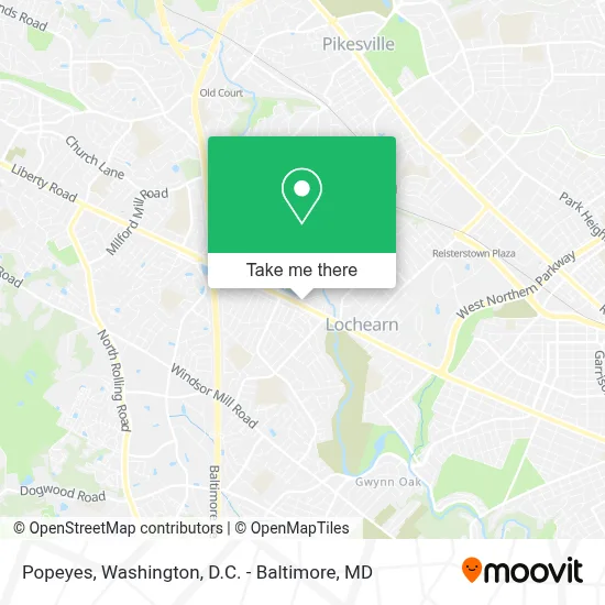 Popeyes map