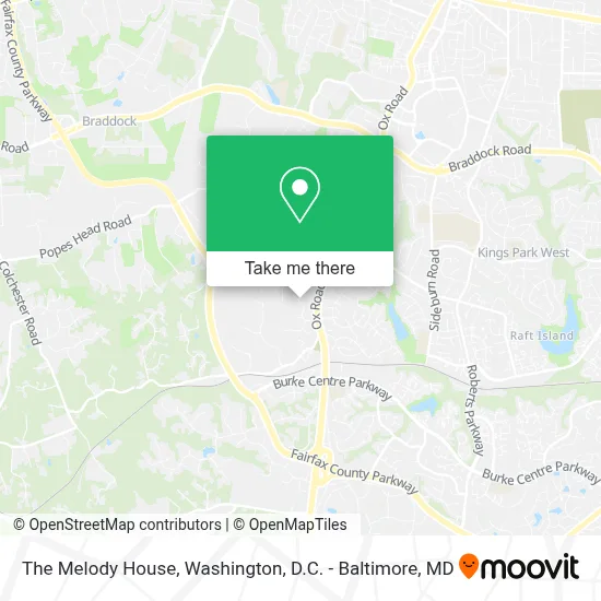 The Melody House map
