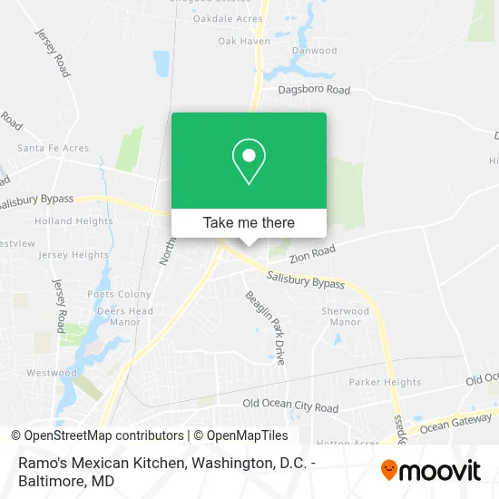 Ramo's Mexican Kitchen map