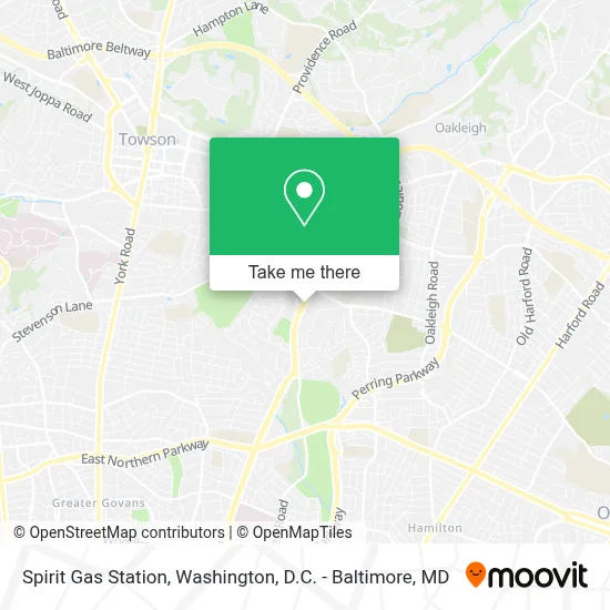 Spirit Gas Station map