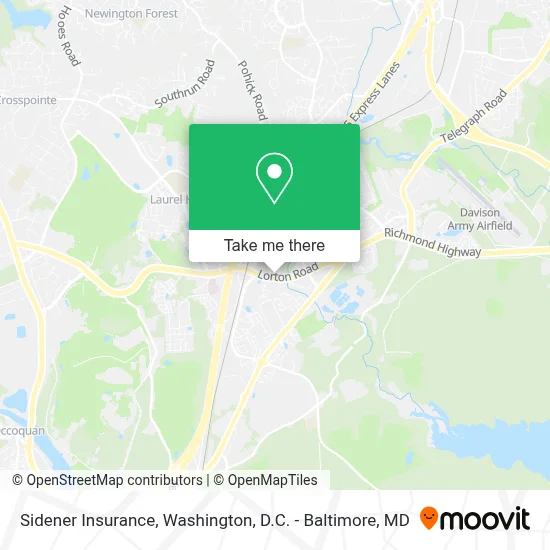 Sidener Insurance map