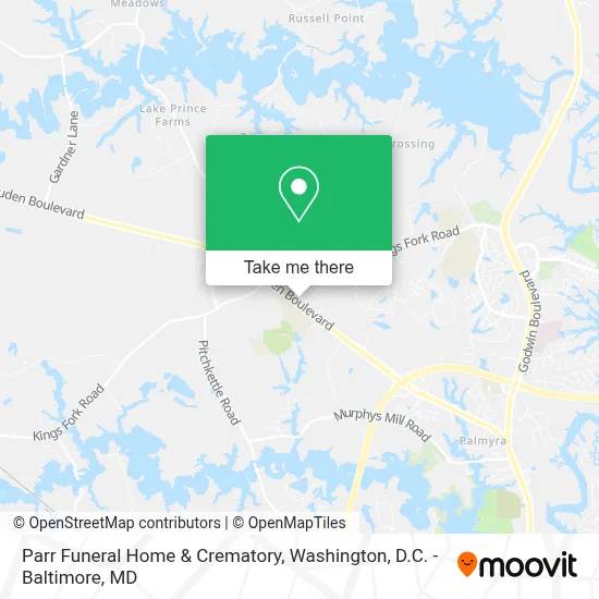 Parr Funeral Home & Crematory map