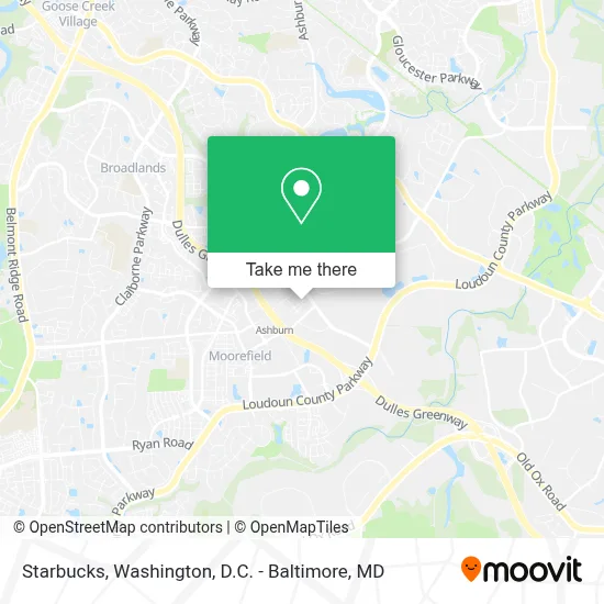 Starbucks map