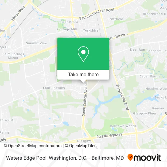 Waters Edge Pool map