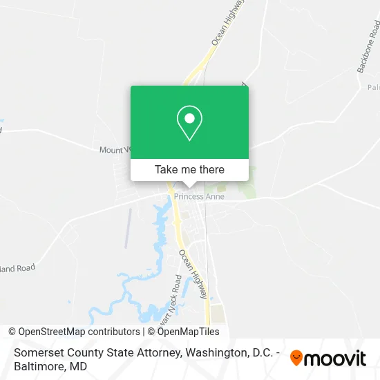 Somerset County State Attorney map
