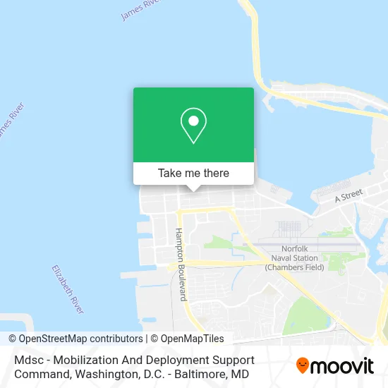 Mdsc - Mobilization And Deployment Support Command map
