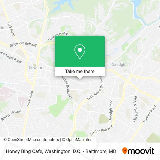 Honey Bing Cafe map