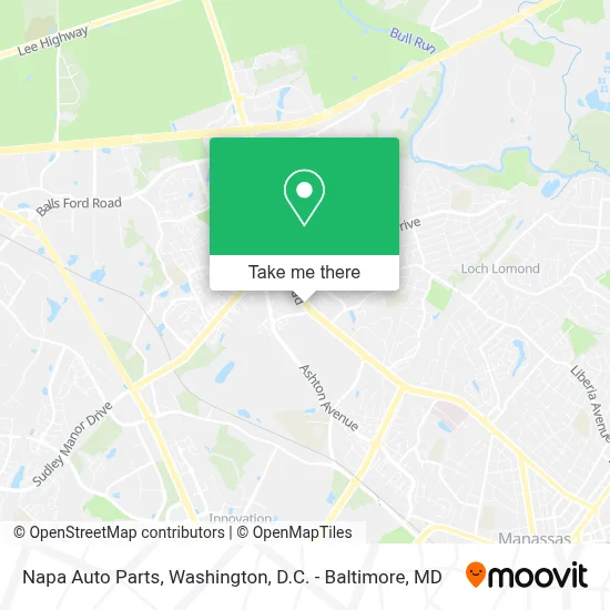 Napa Auto Parts map