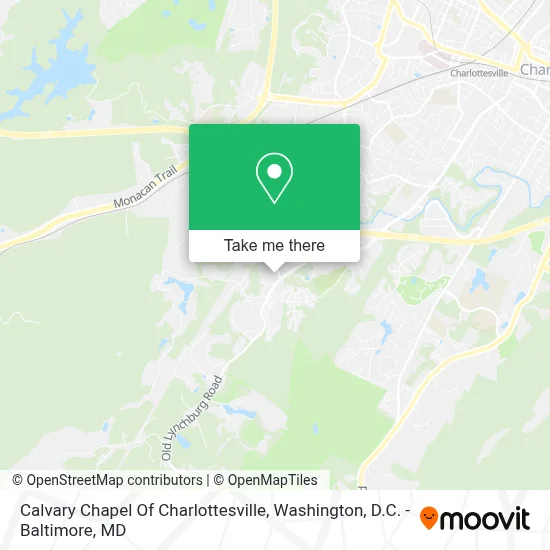 Calvary Chapel Of Charlottesville map
