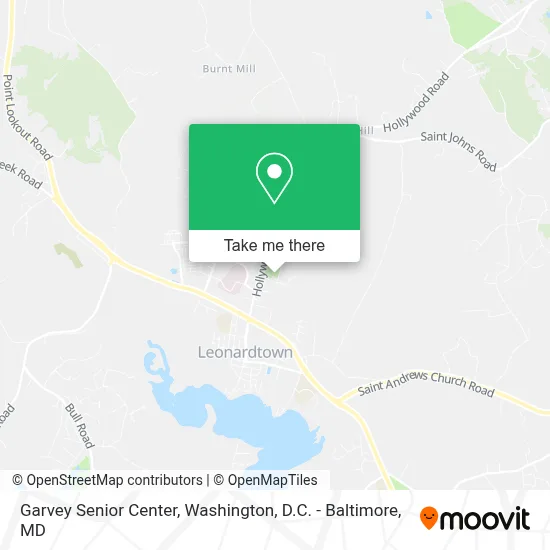 Garvey Senior Center map