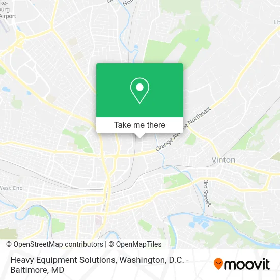 Heavy Equipment Solutions map