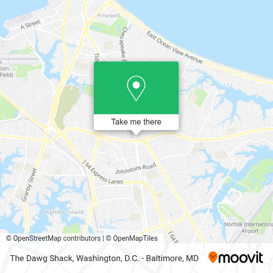 The Dawg Shack map