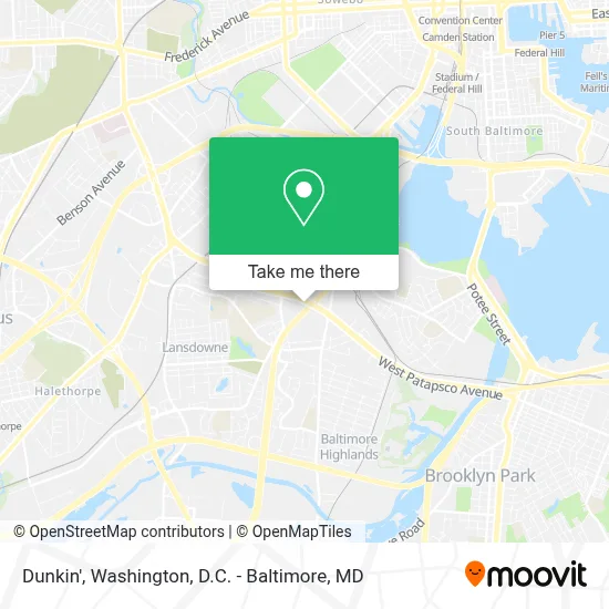 Dunkin' map