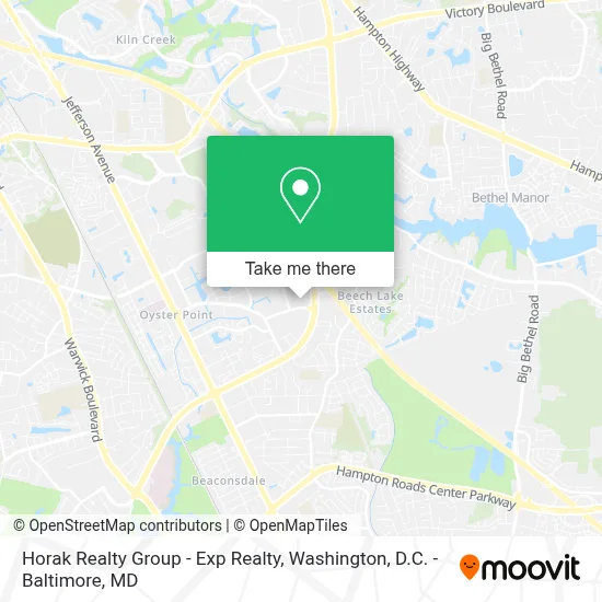 Horak Realty Group - Exp Realty map