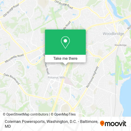 Coleman Powersports map