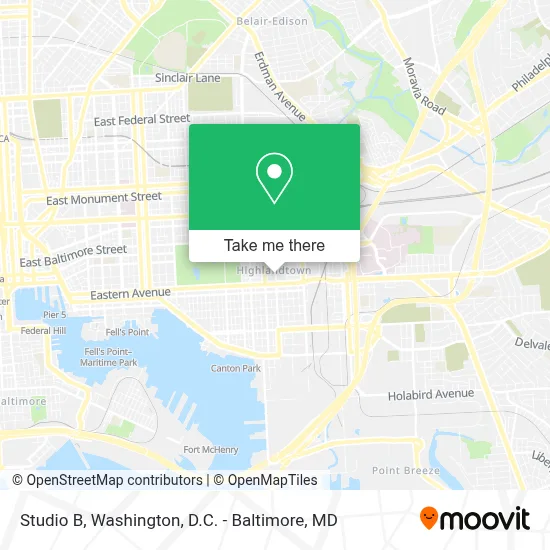 Studio B map