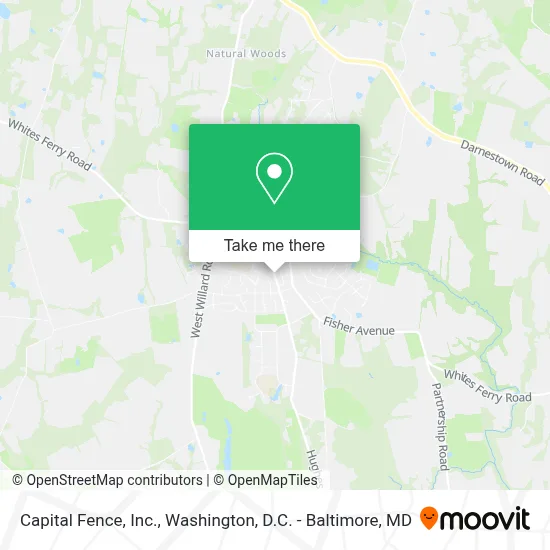 Capital Fence, Inc. map
