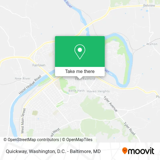 Quickway map