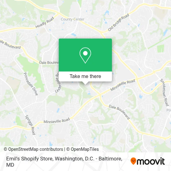 Emil's Shopify Store map