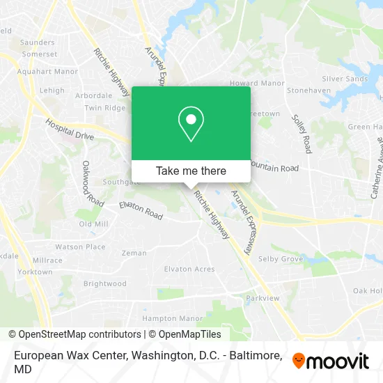 European Wax Center map