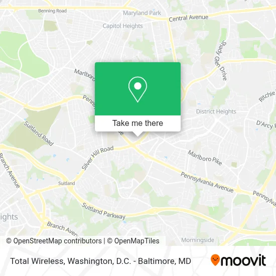 Total Wireless map