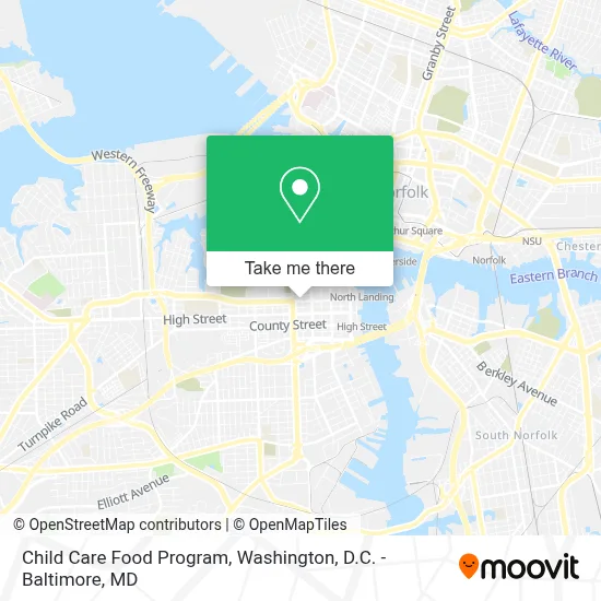Child Care Food Program map