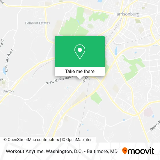Workout Anytime map