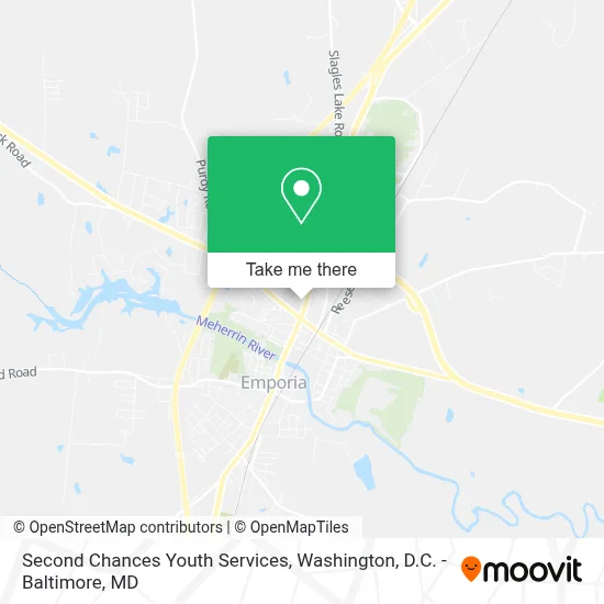 Second Chances Youth Services map