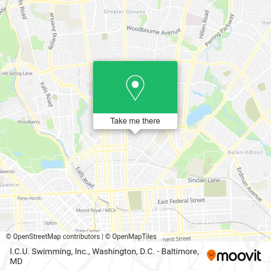 I.C.U. Swimming, Inc. map