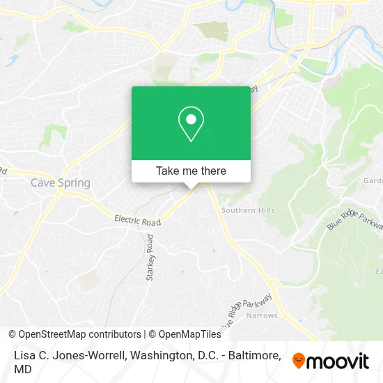 Lisa C. Jones-Worrell map