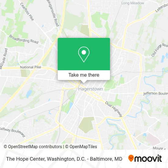 The Hope Center map