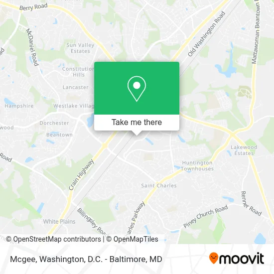 Mcgee map