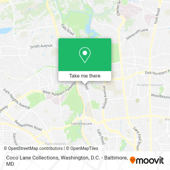 Coco Lane Collections map
