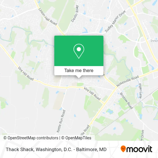 Thack Shack map