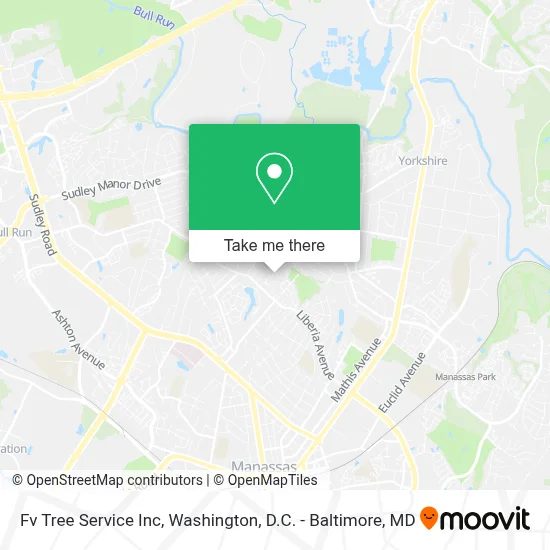 Fv Tree Service Inc map