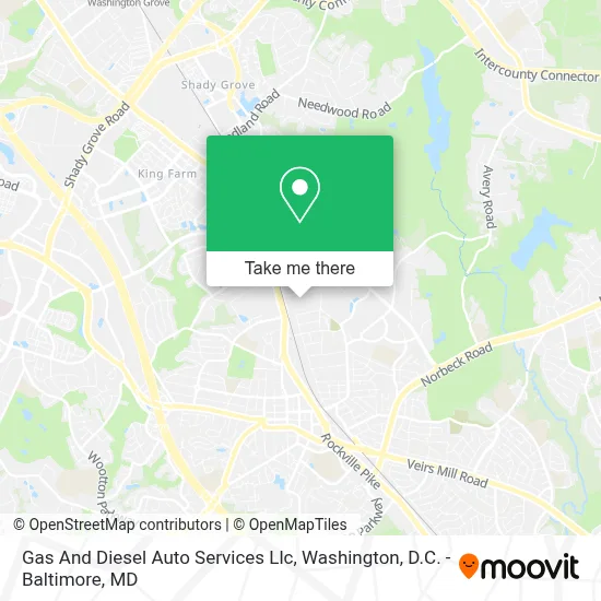 Gas And Diesel Auto Services Llc map